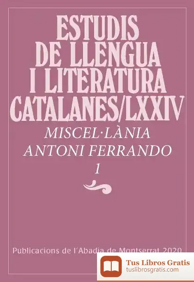 Descargar Miscel·Lánia Antoni Ferrando 1