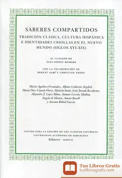 Descargar Saberes Compartidos de José Agustín Cruelles Ruiz