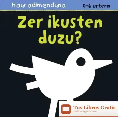 Descargar Haur Adimenduan 0-6 Urtera. Zer Ikusten Duzu? de José García Oro