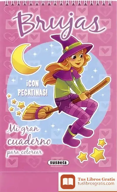Descargar Mi Gran Cuaderno Para Colorear. Brujas