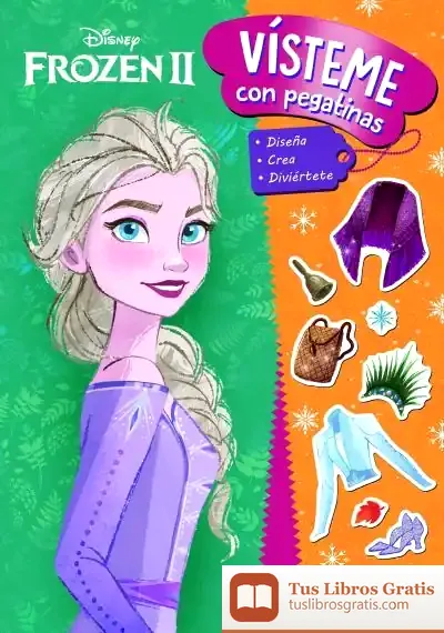 Descargar Frozen 2. Vísteme Con Pegatinas de Walt Disney