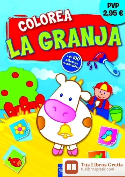 Descargar Colorea La Granja. Vaca de Yoyo